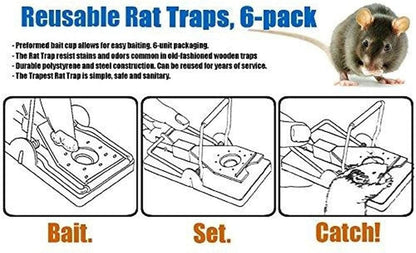ASPECTEK Rat Trap, Instantly Quick Response for Rodents, Pack of 2 (UK)