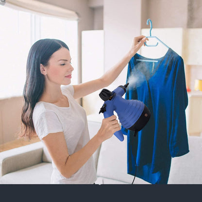 COMFORDAY Handheld Steam Cleaner, Multipurpose Portable Steam Cleaner with 9 Accessories for Removing Stains, Carpets, Curtains, Car Seats, Kitchen, Bed Bugs, Floor, Bathroom (EU)