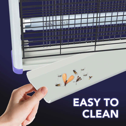 ASPECTEK Upgraded Electric Zapper 20W Insect Killer Insect Killer Mosquito Fly Moth Wasp Indoor Insect Repellent (Includes 2 Free Spare Bulbs) (EU)